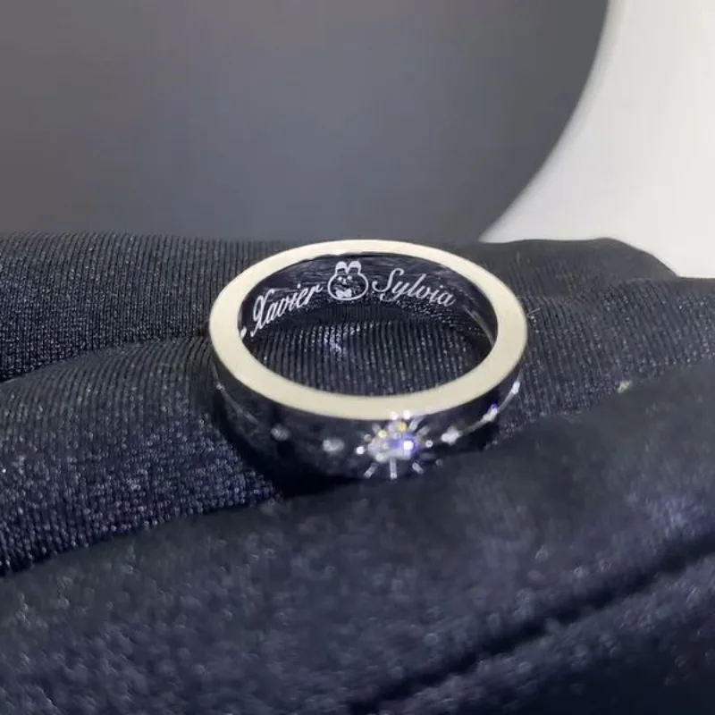 Love and Deespace Xavier creative exquisite cartoon level 100 wedding ring personality versatile anime peripheral female ring