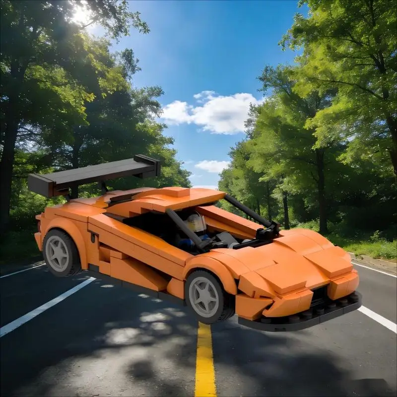 

MOC Compatible Brand Building Bricks 30875 Top Tier Sports Car Racing Model Technology Assemble Children Toys Suit 300PCS