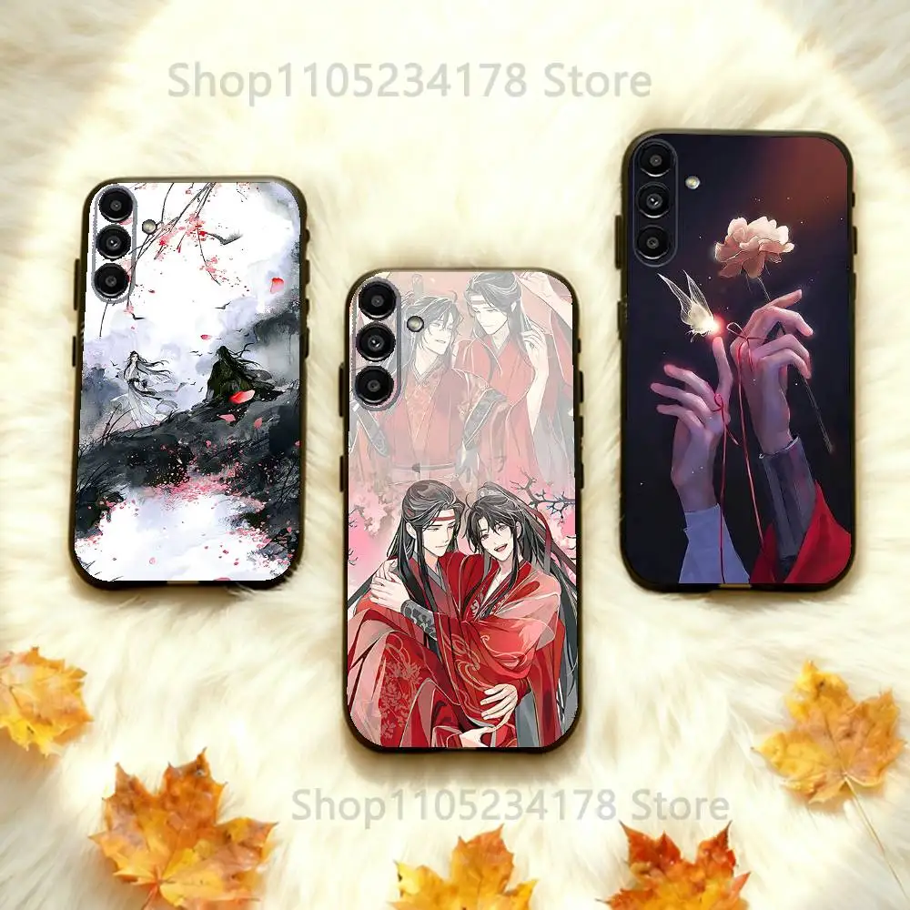 

Mo D-Dao Zu Shi Phone Case For Samsung Galaxy A73,31,32,72,41,53,52,71,22,5G,Note,J7,8,9 Soft Black Cover