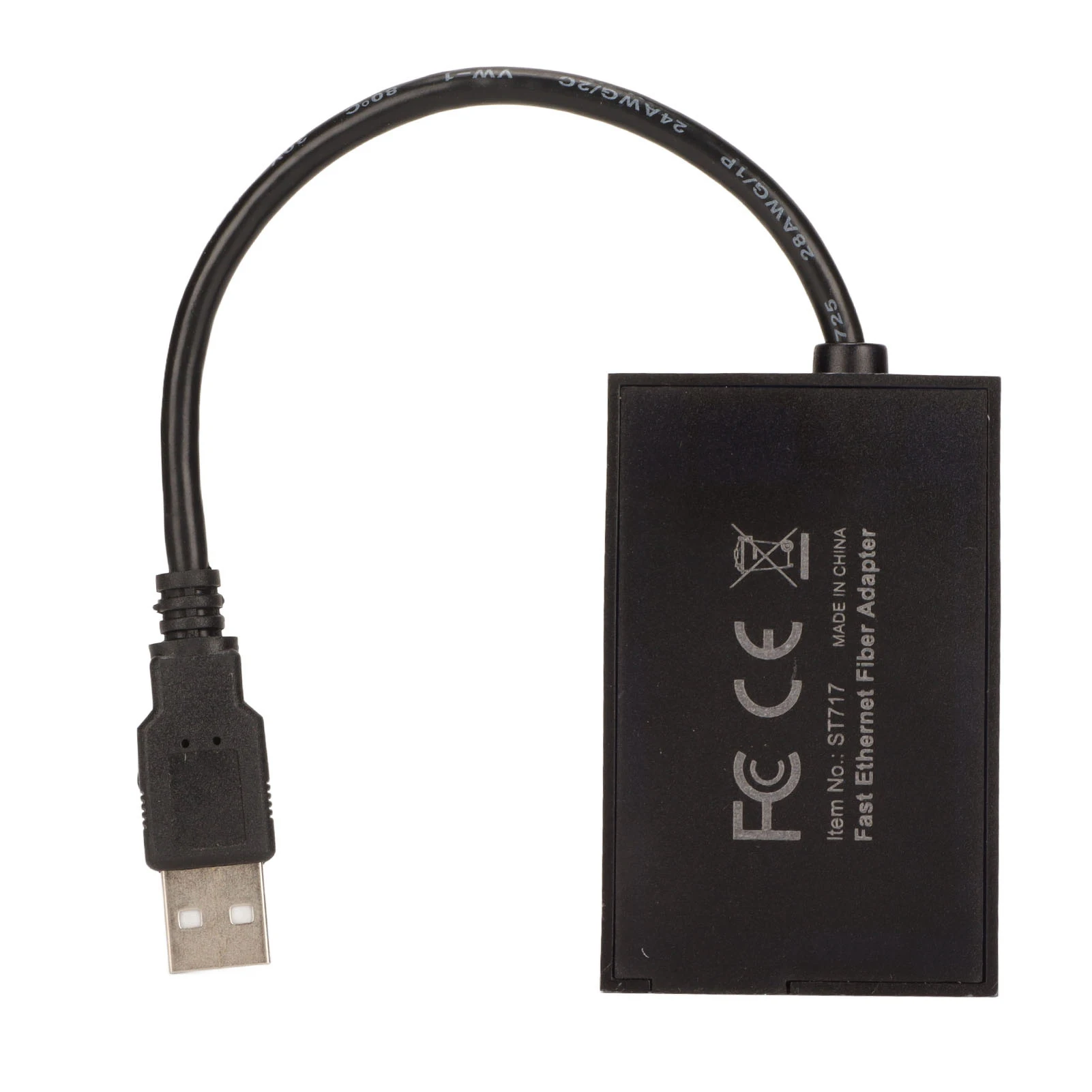100M Ethernet Server Adapter High Speed USB2.0 Port USB A Optical Port Adapter Improve Efficiency Power Saving Mode for Office