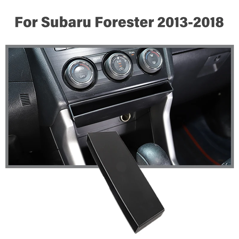 

For Subaru Forester 2013-2018 Car Center Console AC Adjustment Panel Storage Box Hanging Organizer Accessories
