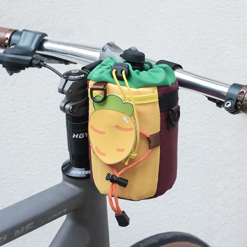 

Bicycle Front Water Bottle Bag Kid Bike Carrier Bag Cartoon Cycling Riding Gear Mountain Road Bike Bags Bike Accessories