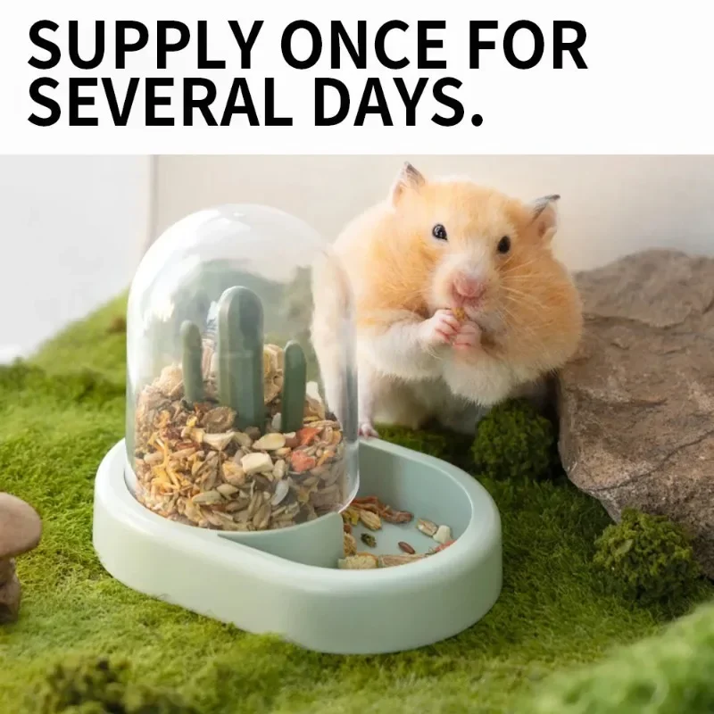 Automatic Hamster Dispenser Rabbit Small Animal Feeding Pet Food Feeder Bowl Pet Golden Bear Water Feeder Small Pet Accessories