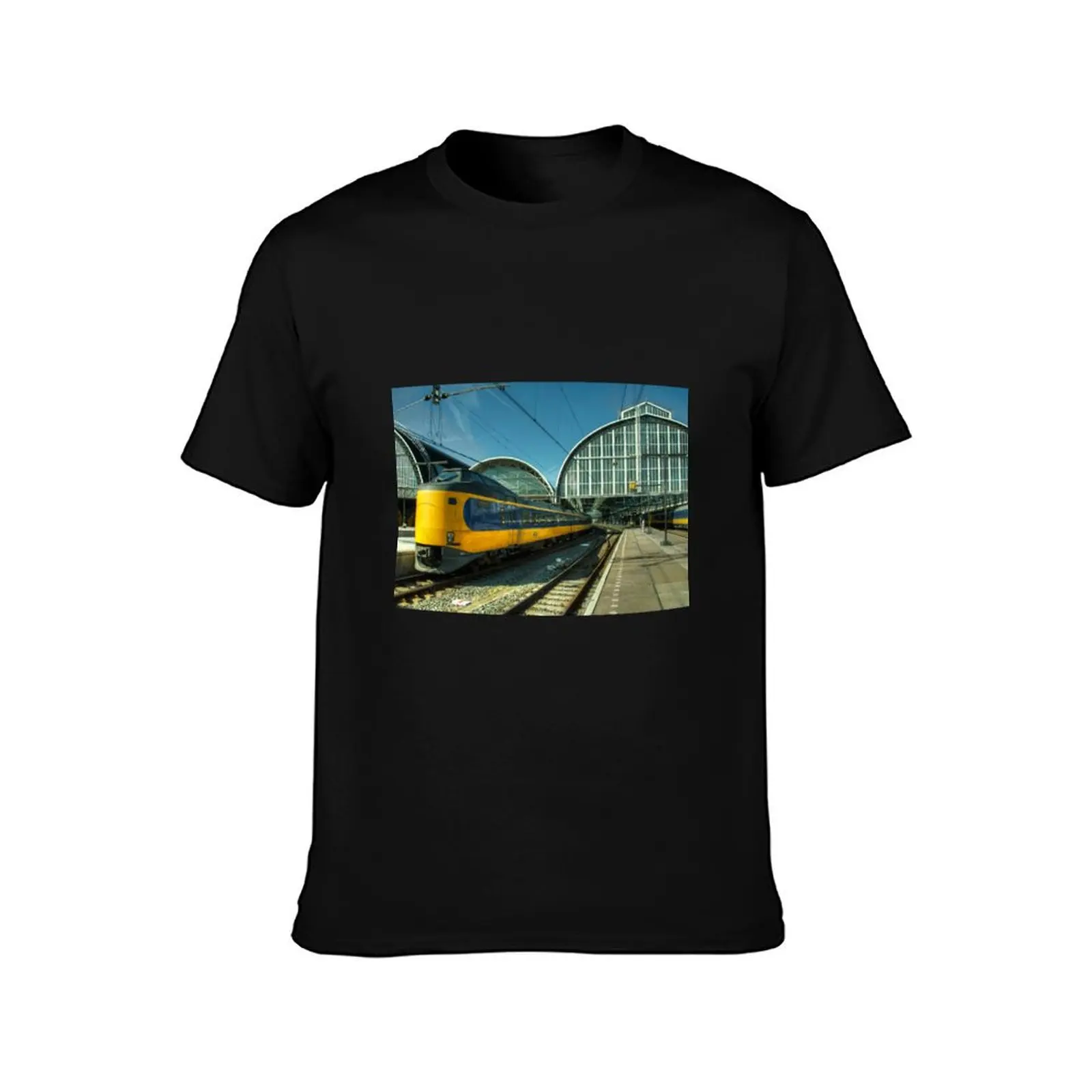 Dutch Intercity Materieel T-Shirt Summer Casual Cotton Tee Oversized Streetwear Tops Vintage Graphic Print Unisex Men Women