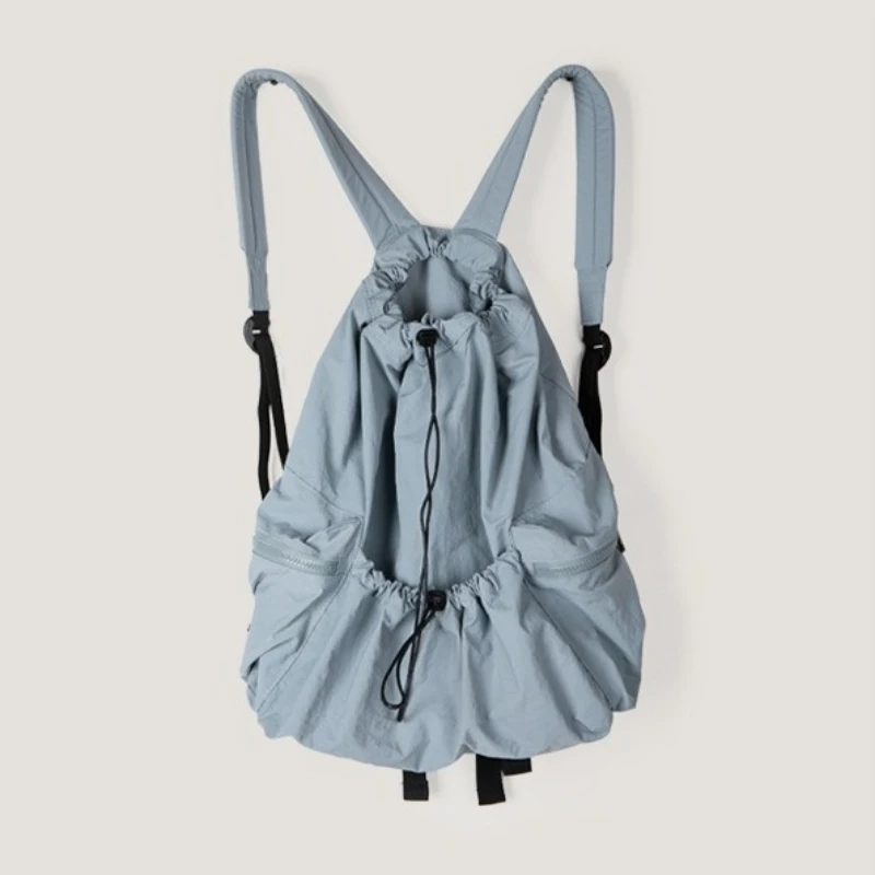 

Small Niche Design Forest Nylon Fabric Drawstring Women's Backpack Lightweight Class Travel Backpack