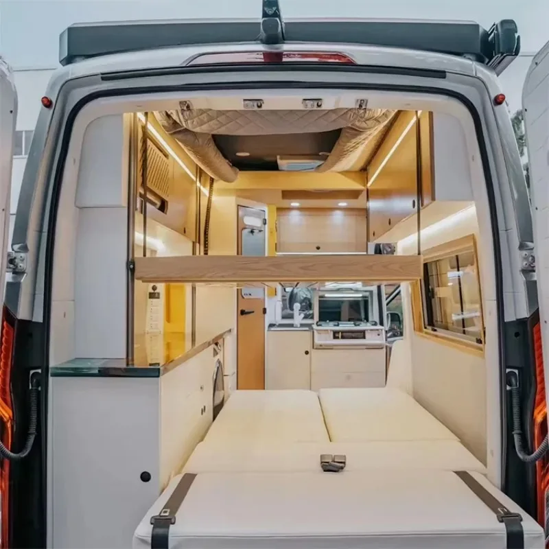 2025 OEM مرسيدس بنز فان نظام السرير الكهربائي مع شريحة خشبية إطار ألومنيوم عالي القوة