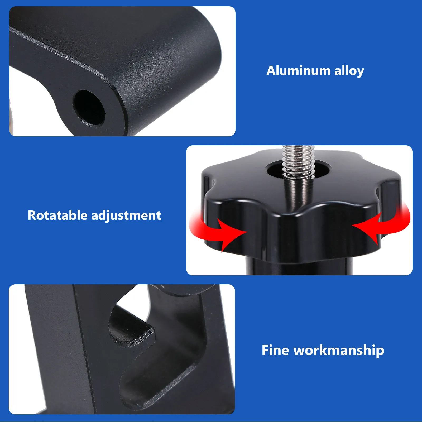 

1Pcs T-Track Clamp Hold Down Clamp Aluminum Alloy Woodworking Fixing Clip for T Slot Workpiece Mounting Positioning