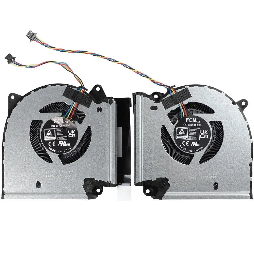 CPU + GPU Cooling Fan for ASUS ROG 7 Plus G713P G713PV G713PU G713PI Series FQLP DFSCL42P06593Q FQLN DFSCL42P16593Q 12V