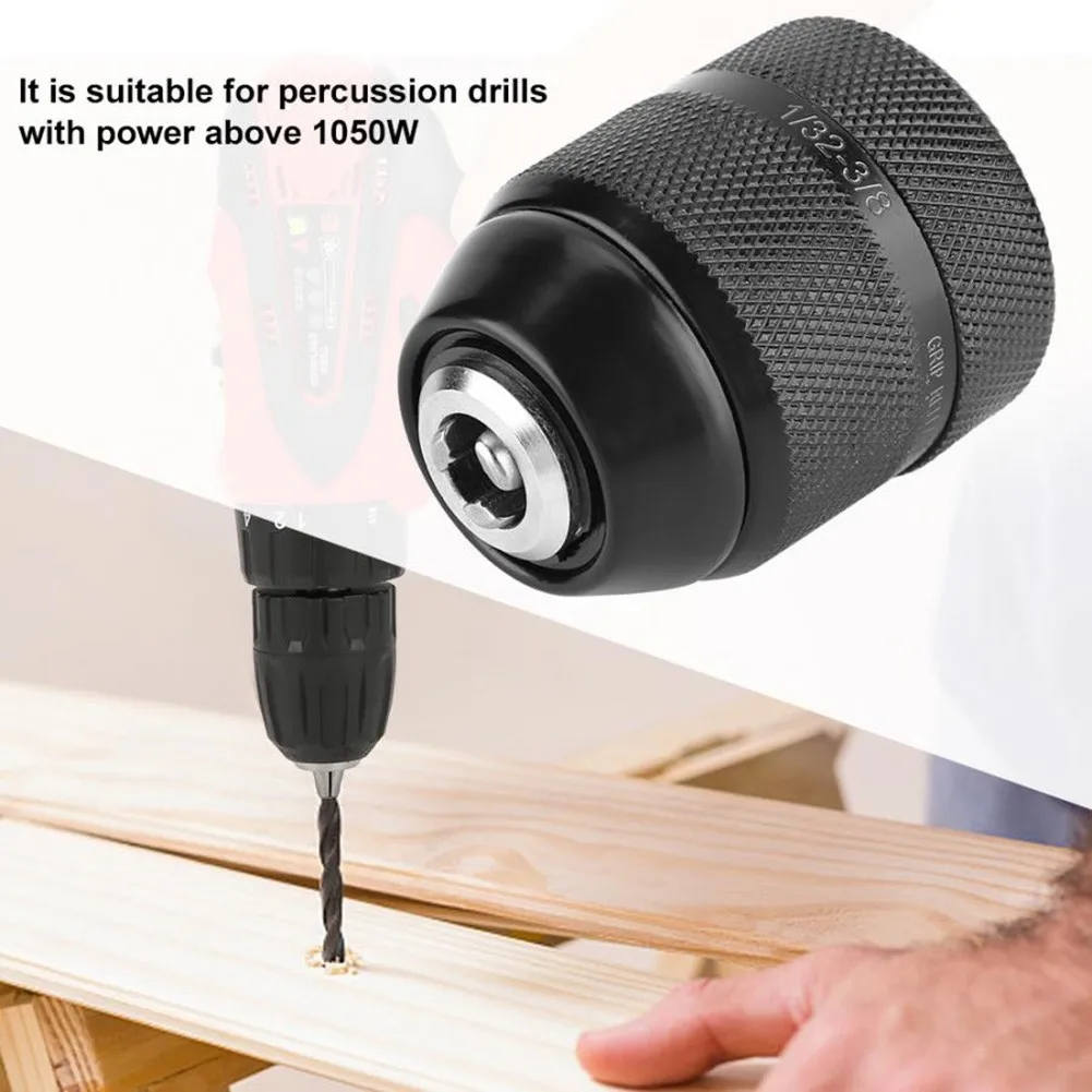 Chuck Drill 3 8-24UNF 1 Pcs Reliable Thread Tool 0.8mm-10mm Attachments Equipment For Hand Electric Drill Metal
