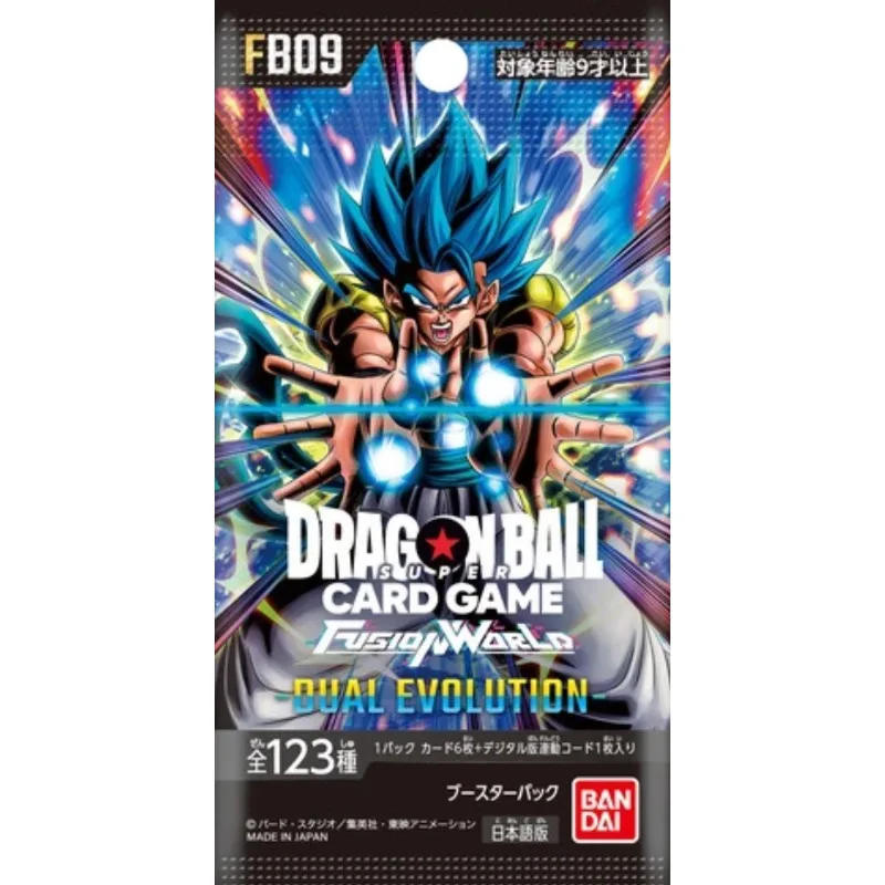 Bandai Dragon Ball Super Card Game Fusion World FB09 Dual Evolution Japanese Booster Box (24 Packs) - in Stock Collectible Gift
