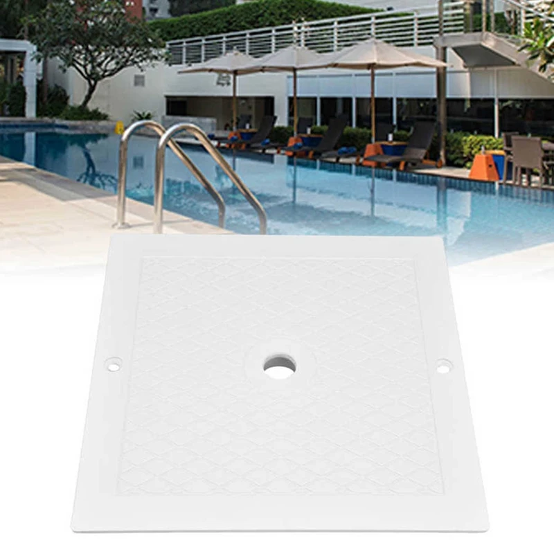 Swimming Pool Skimmer Lids Reliability Effective Filtration Easy To Install Quadrate Skimmer Cover For Pool SPA Drain