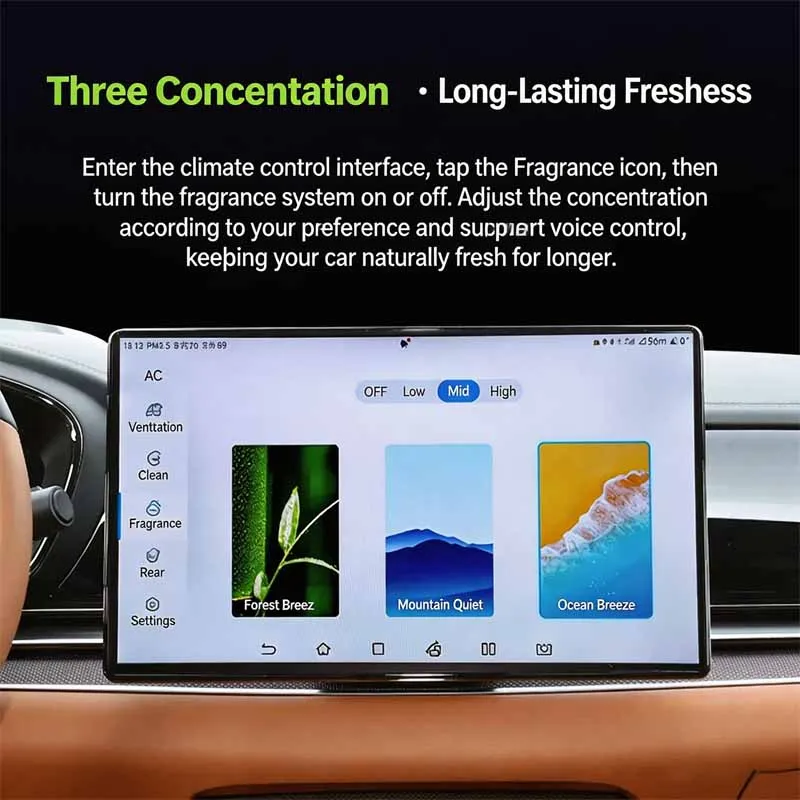 For BYD Han Tang Qin Song Dolphin Seagull Seal Sealion Original Car Aroma Diffuser Modification Odor Remover & Air Purifier
