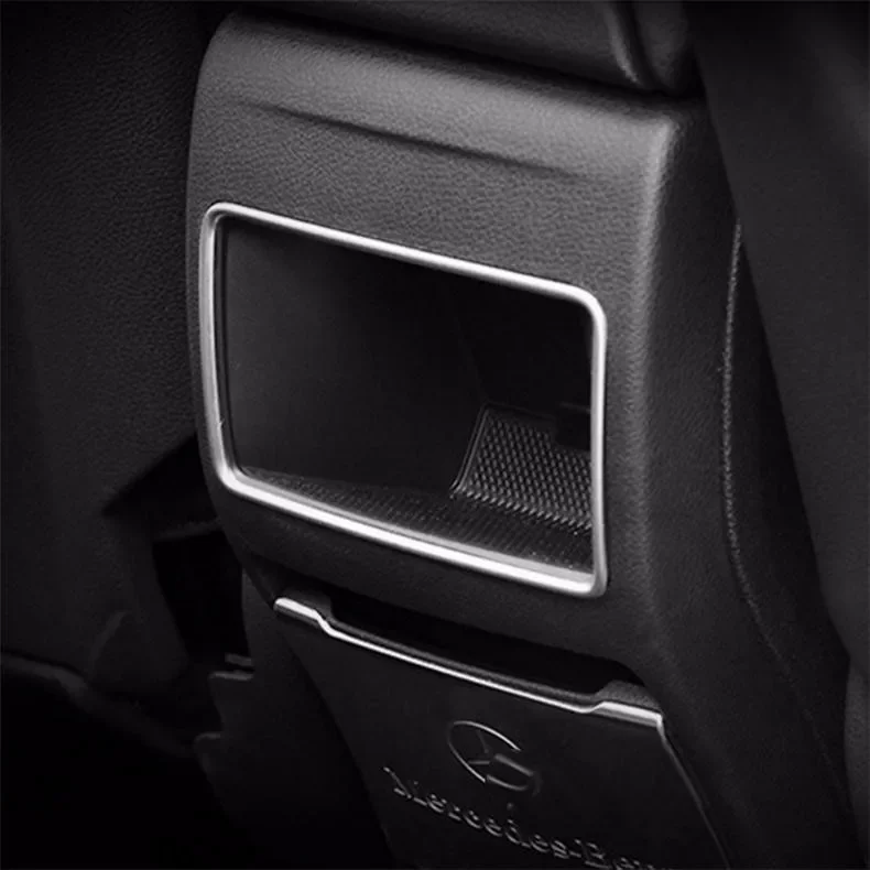 Chrome Rear Air Condition Outlet Cover Trim For Mercedes Benz A Class A180 B Class W246 CLA GLA W117 Car Styling