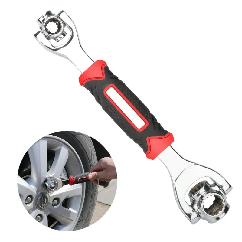 52 In 1 Multi-tool Schlüssel 8 bis 19mm Werkzeuge Buchse Funktioniert Universal Spline Schrauben Hülse Rotation hand Werkzeuge 1pc 360 ° Tigerschlüssel – Detail 4