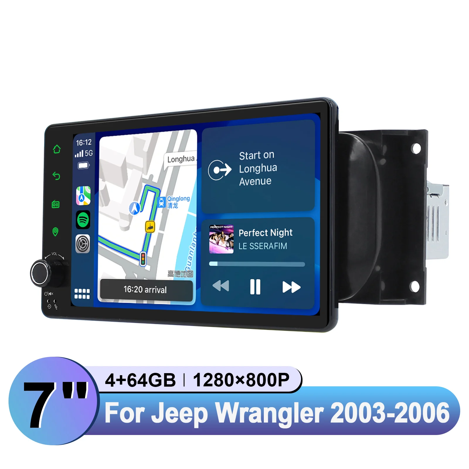 ﻿   راديو ستيريو للسيارة من JOYING مقاس 7 بوصات/8 بوصة/8.9 بوصة Apple Carplay بلوتوث لسيارة جيب رانجلر 2003-2006 |   OEM صالح |   لا قطع