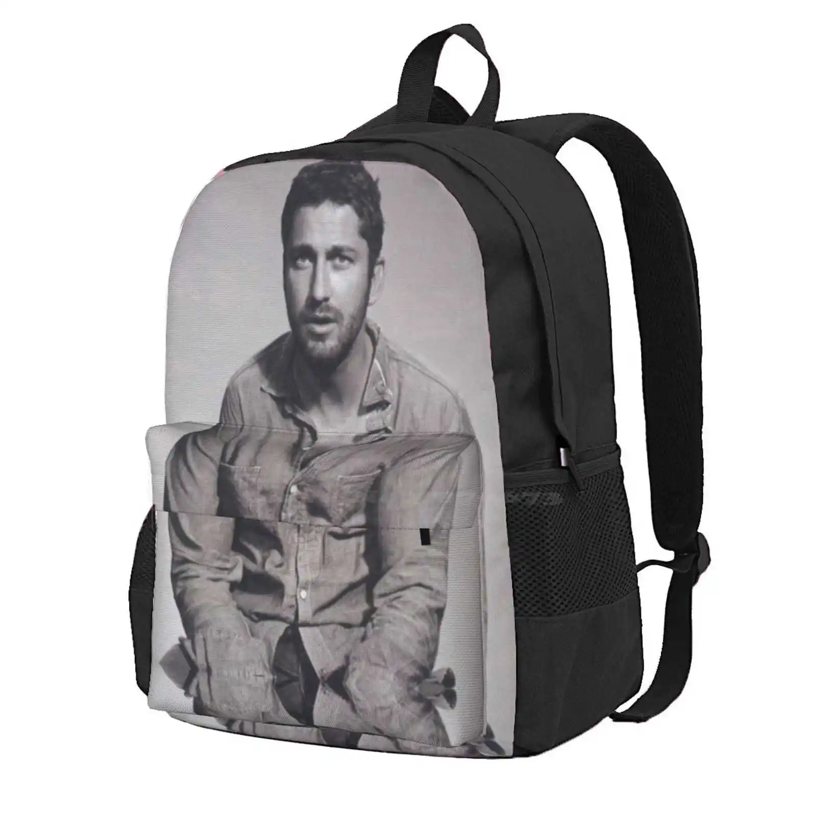 Gerard Butler Hot Sale Schoolbag Backpack Fashion Bags Gerard Butler Actor Celebrity Movie Hot