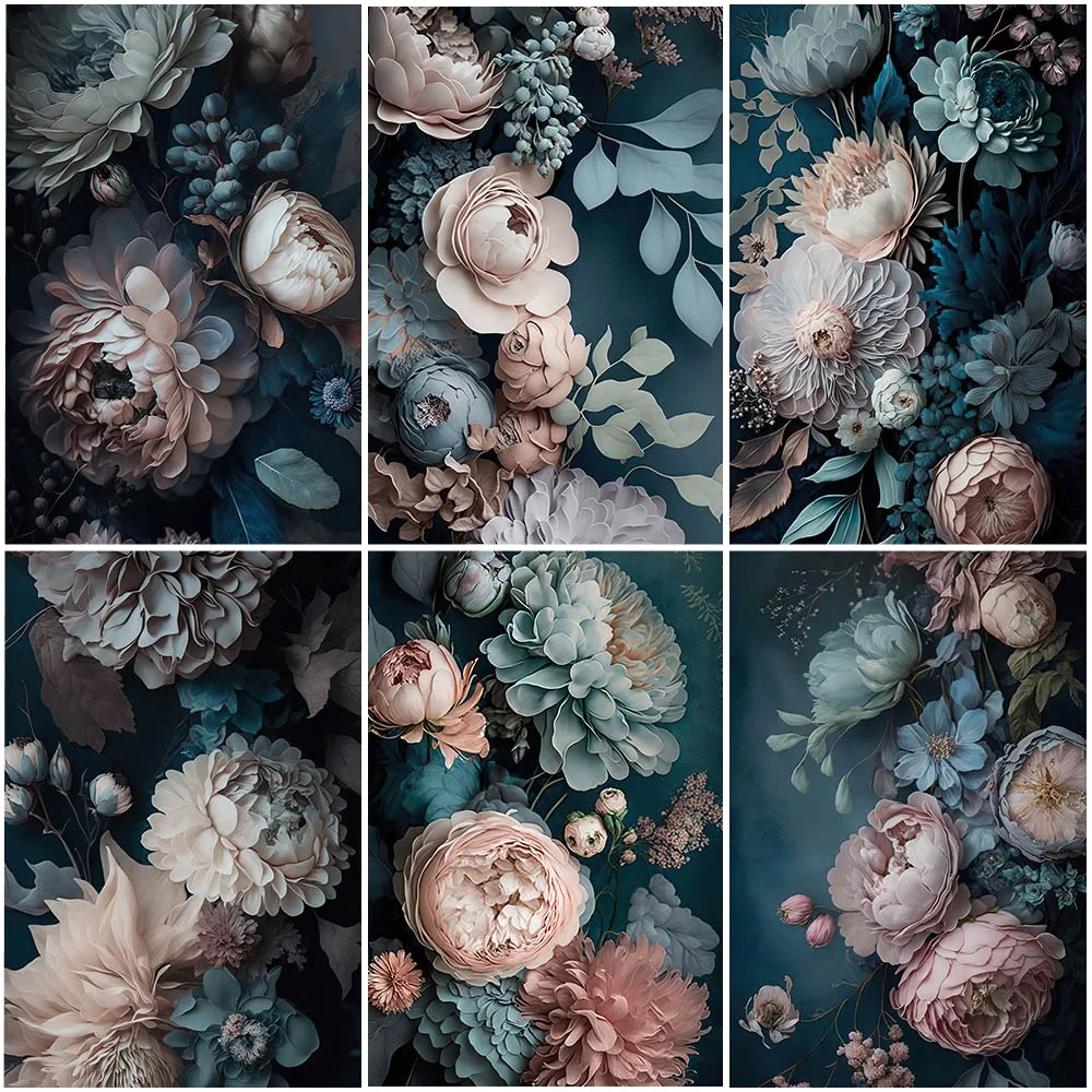 

Mocsicka Photography Background Flower Abstract Vintage Art Kids Adult Portrait Photo Backsrop for Photo Studio Photoshoot Props