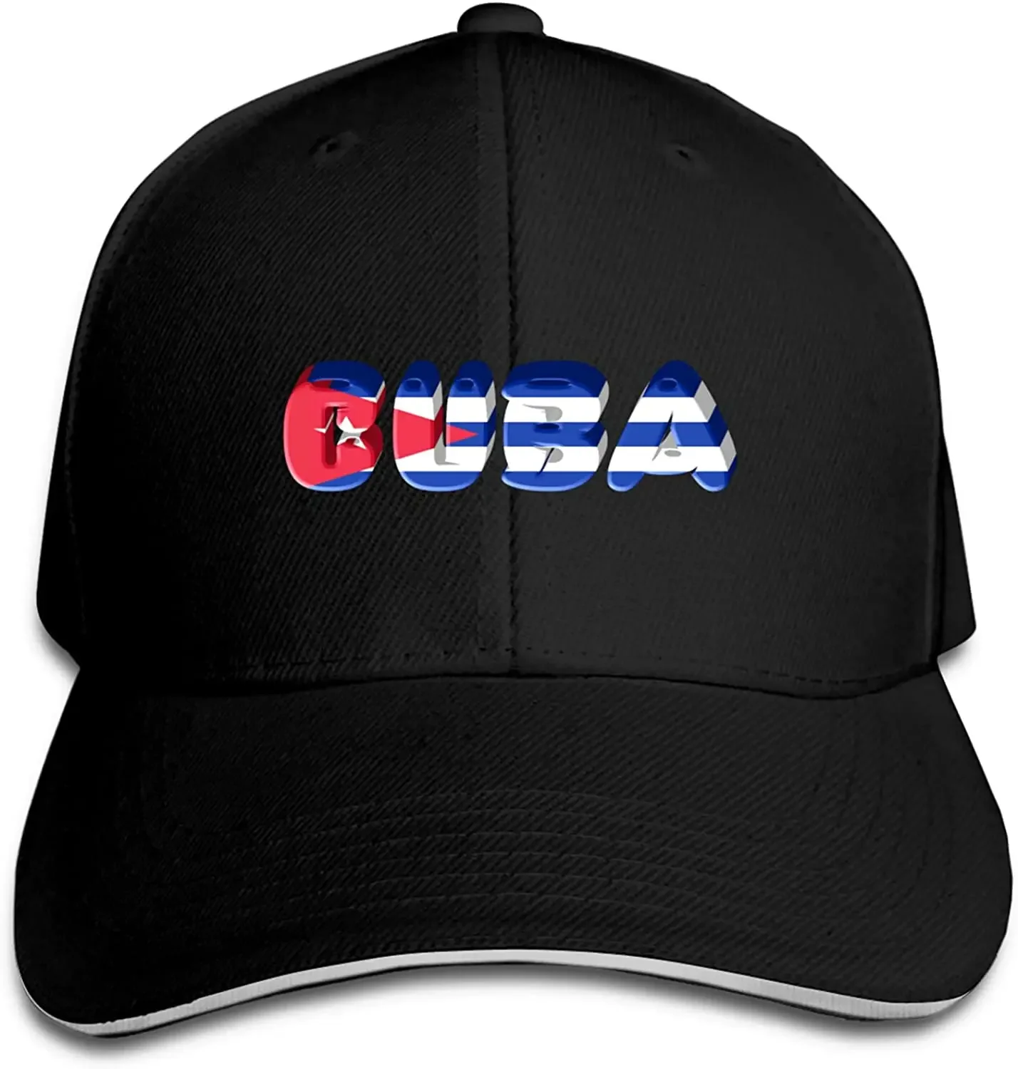 Cuba Flag Map Viva Cuba Libre 100% Cotton Hat Unisex Baseball Cap Snapback Summer Sun Fashion Hip Hop Headgear Sandwich Cap