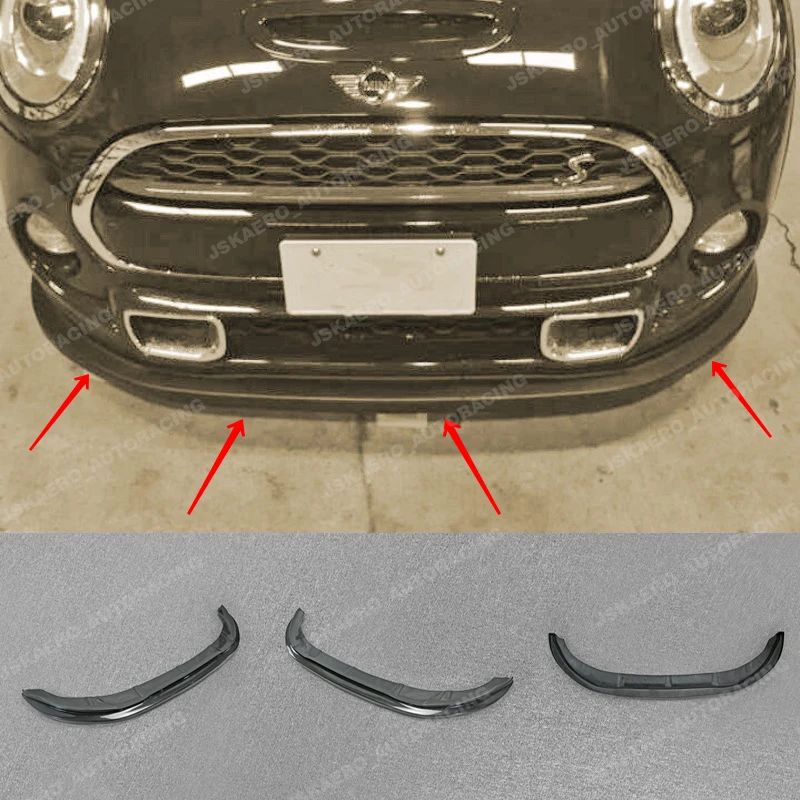 

For Mini Cooper S F56 JDM Front Bumper Lip Wing Diffuser Spoilers Carbon Fiber car BodyKits