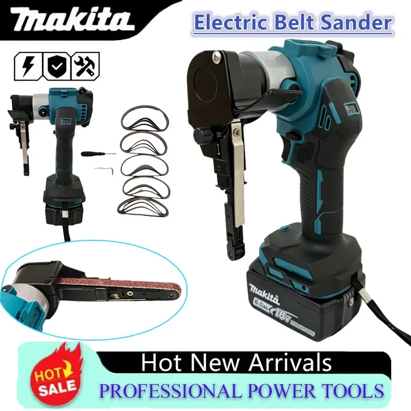 Makita Brushless Mini Electric Belt Sander Cordless Belt San