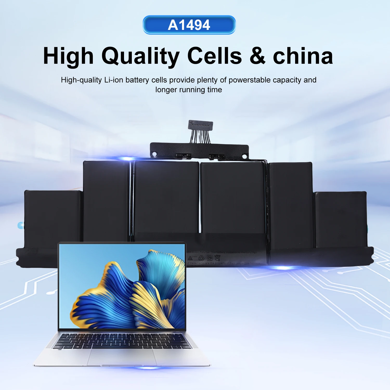 

Аккумулятор для ноутбука AUSSY A1494 для Apple MacBook Pro 15 дюймов A1398 Retina 2012 2013, 2014 год + гарантия 24 месяца
