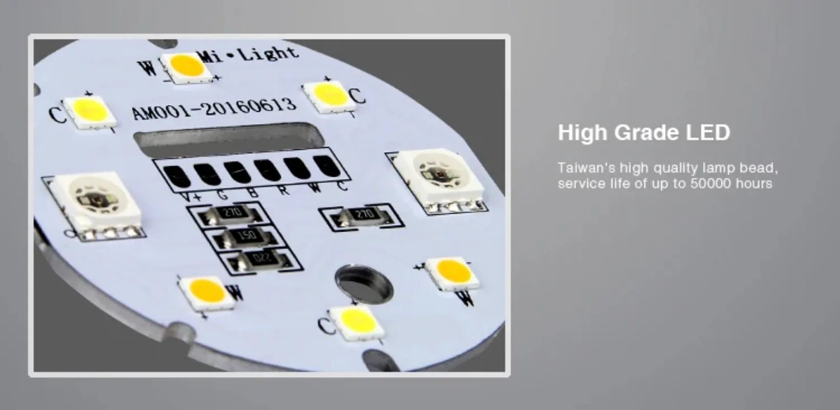 Lampada LED dimmerabile RGB + bianco caldo + bianco (RGB + CCT) Faretto per interni Soggiorno MiLight AC86-265V Lampadina LED 4W GU10