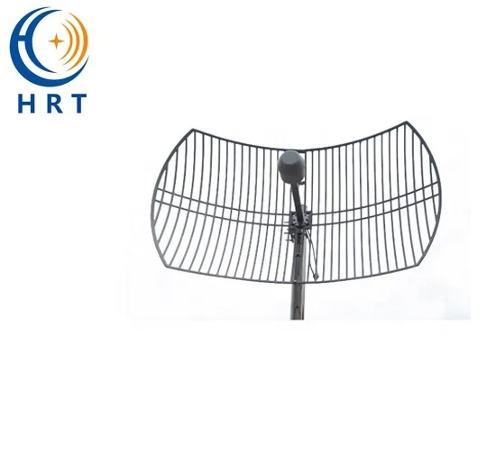 1700-2700MHz 4G 24dBi high gain outdoor Grid parabolic antenna, base station MIMO grid antenna for LTE, WLAN 2.4G