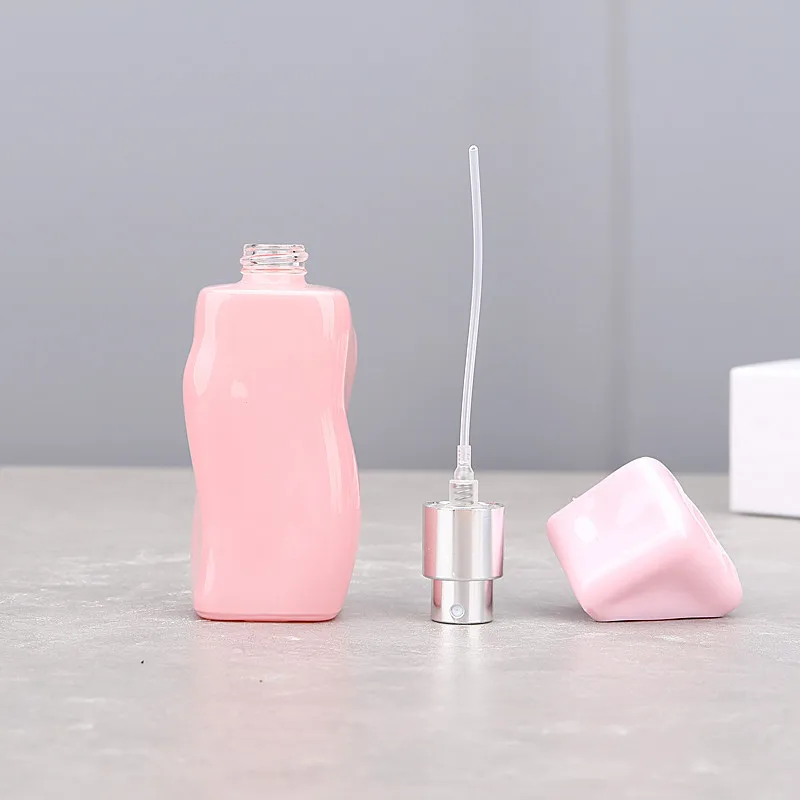 Botol Semprot Parfum Kaca 30ML Sub-botol Cair Saku Perjalanan Botol Semprot Kaca Isi Ulang Wadah Kosmetik Kosong