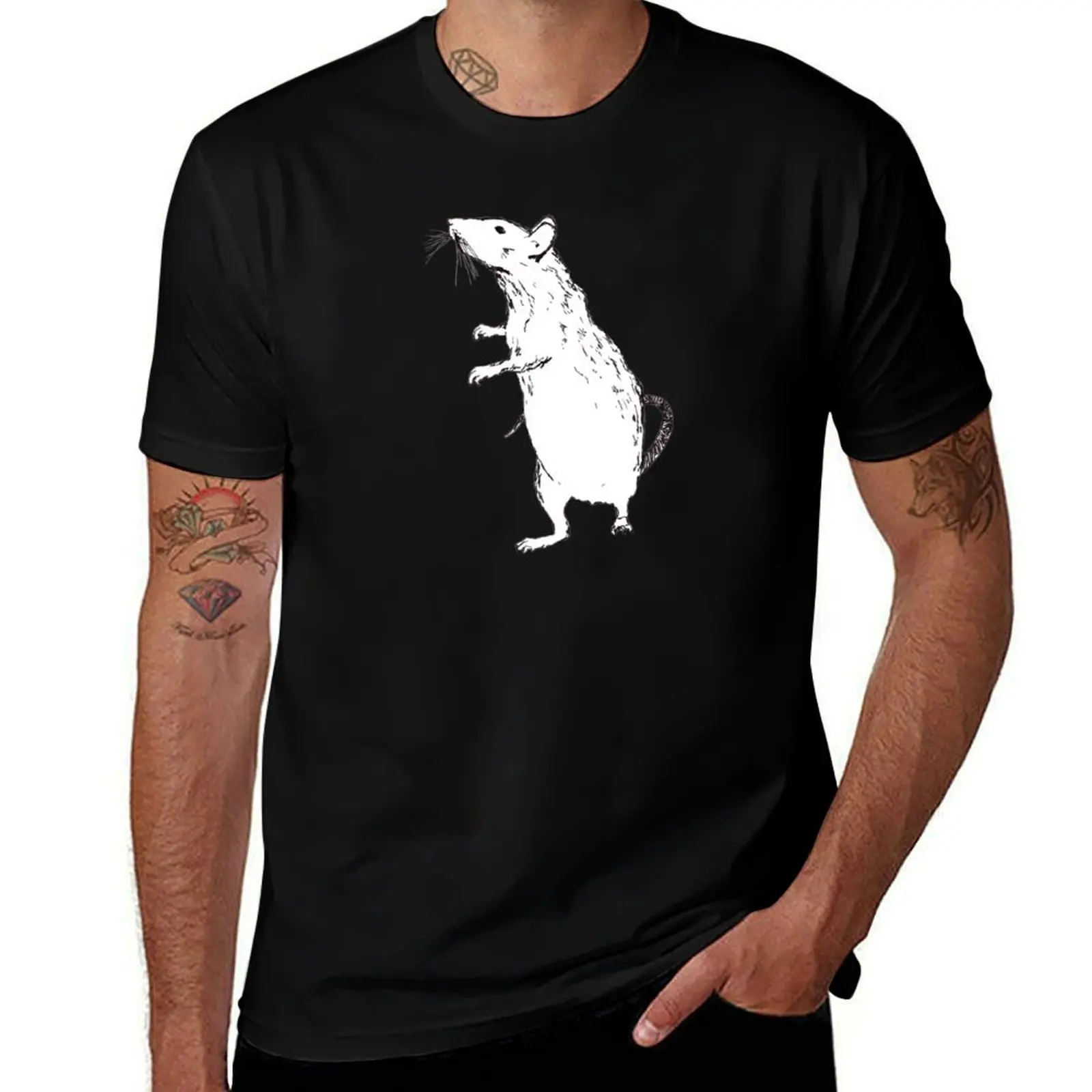 Adorable rat T-Shirt Work Casual Loose Fit T-Shirt