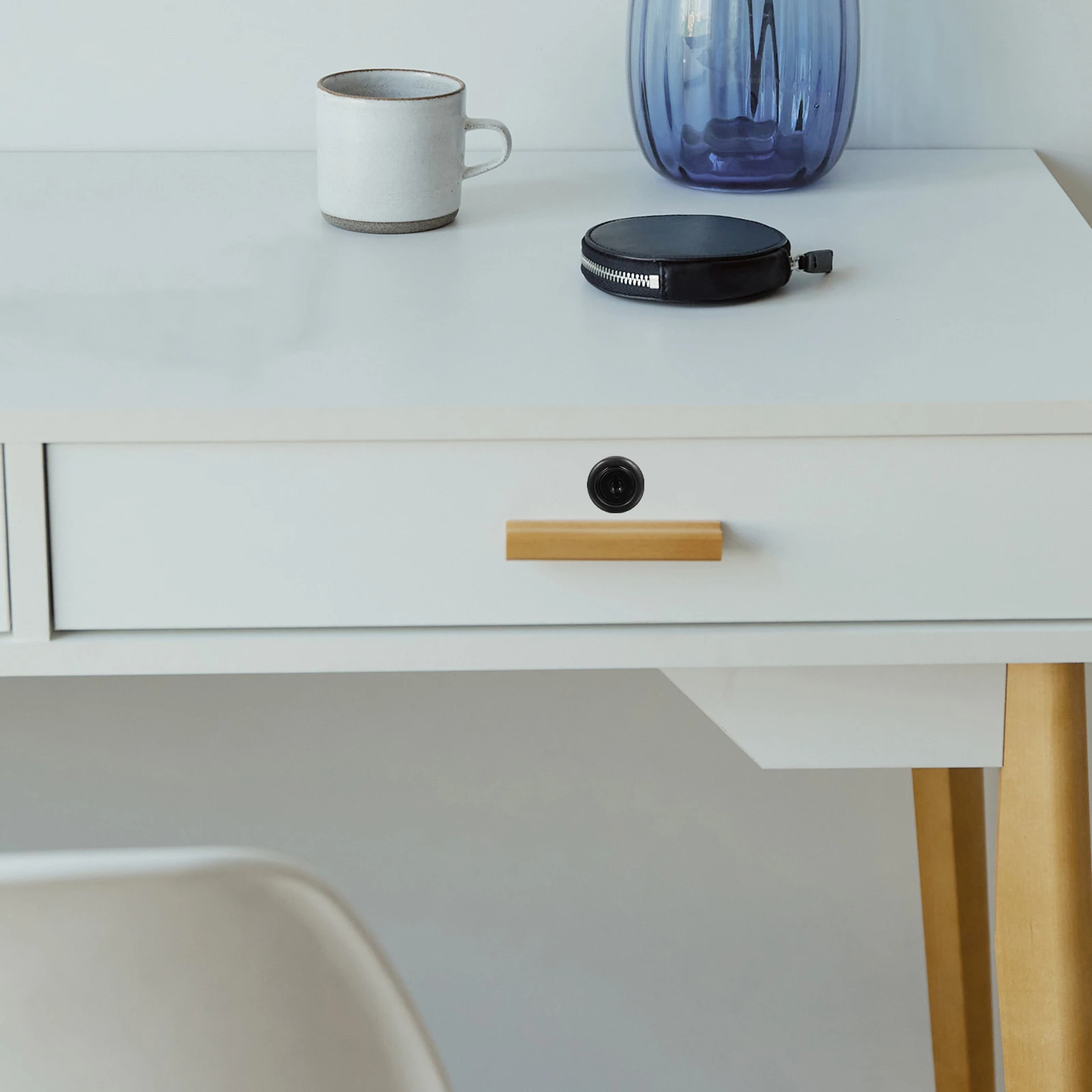 

2pcs Locks Durable Steel Triple Central Office Desk Drawer Central Lock File Locker Hardware Security Furniture