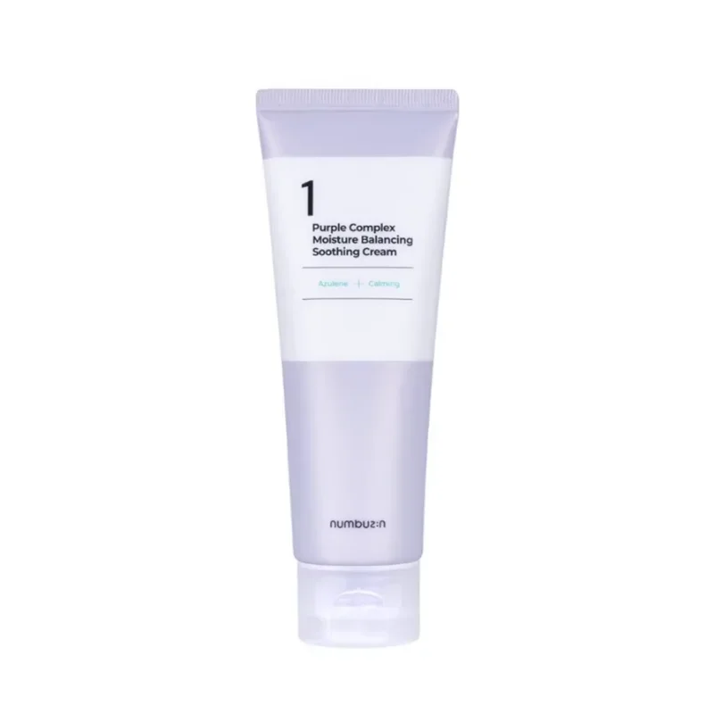 

Numbuzin NO.1 Purple Complex Moisture Balancing Soothing Cream 100ml Hydration Regulates Water-oil Balance Korea Face Skin Care