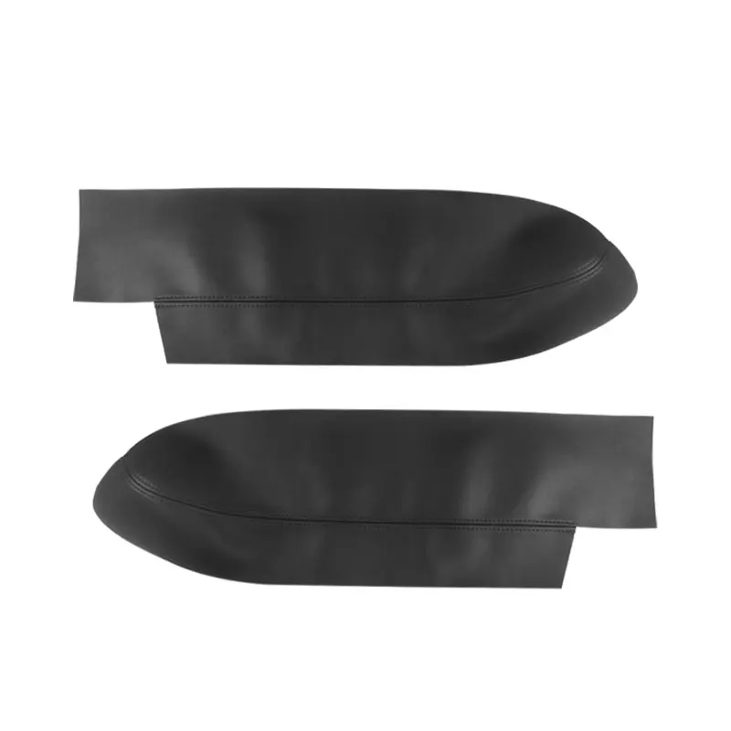 For Honda CRV CR-V 2007 2008 2009 2010 2011 Car 2pcs Black Interior Rear Door Panel Armrest Leather Cover Protective Trim