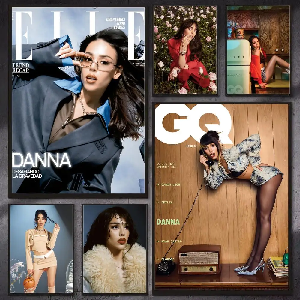 Latin Pop Singer D-Danna Paola-a Poster HD Wall Art Print, Self-adhesive Poster Sticker, Aesthetic Home Decor