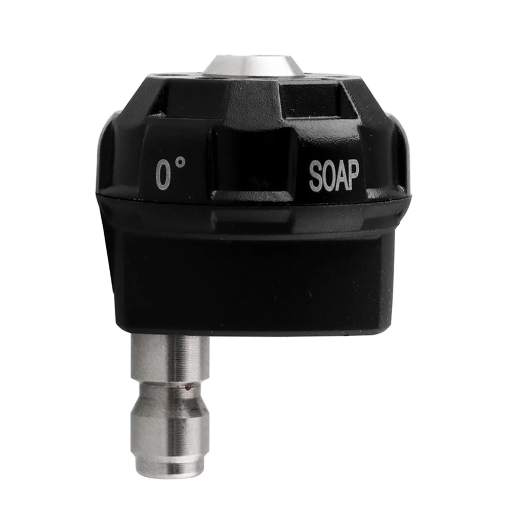 

High Pressure Spray Nozzle 6 In 1 Adjustable Car Washer Washing Machine Extension Accessories 0-40 Degree Rotation Garden
