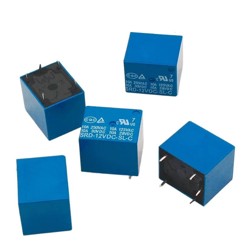 1/5/10pcs 5pin PCB SRD-12VDC-SL-C T73-12V  Type 12V DC Power Relay