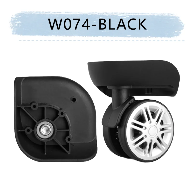 For MIA TORO W074 Replacement Heavy Duty Luggage Wheels - 4 Piece Durable Universal 360° Swivel Mounting Easy + Screwdriver