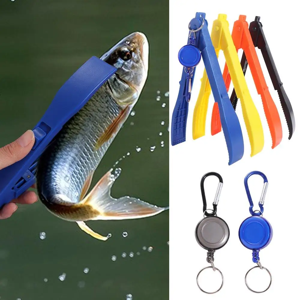 Key Chain Holder Switch Lock Gear Fishing Tools Switch Lock Gear Pince Fishing Tongs Fishing Pliers Gripper Fishing Supplies