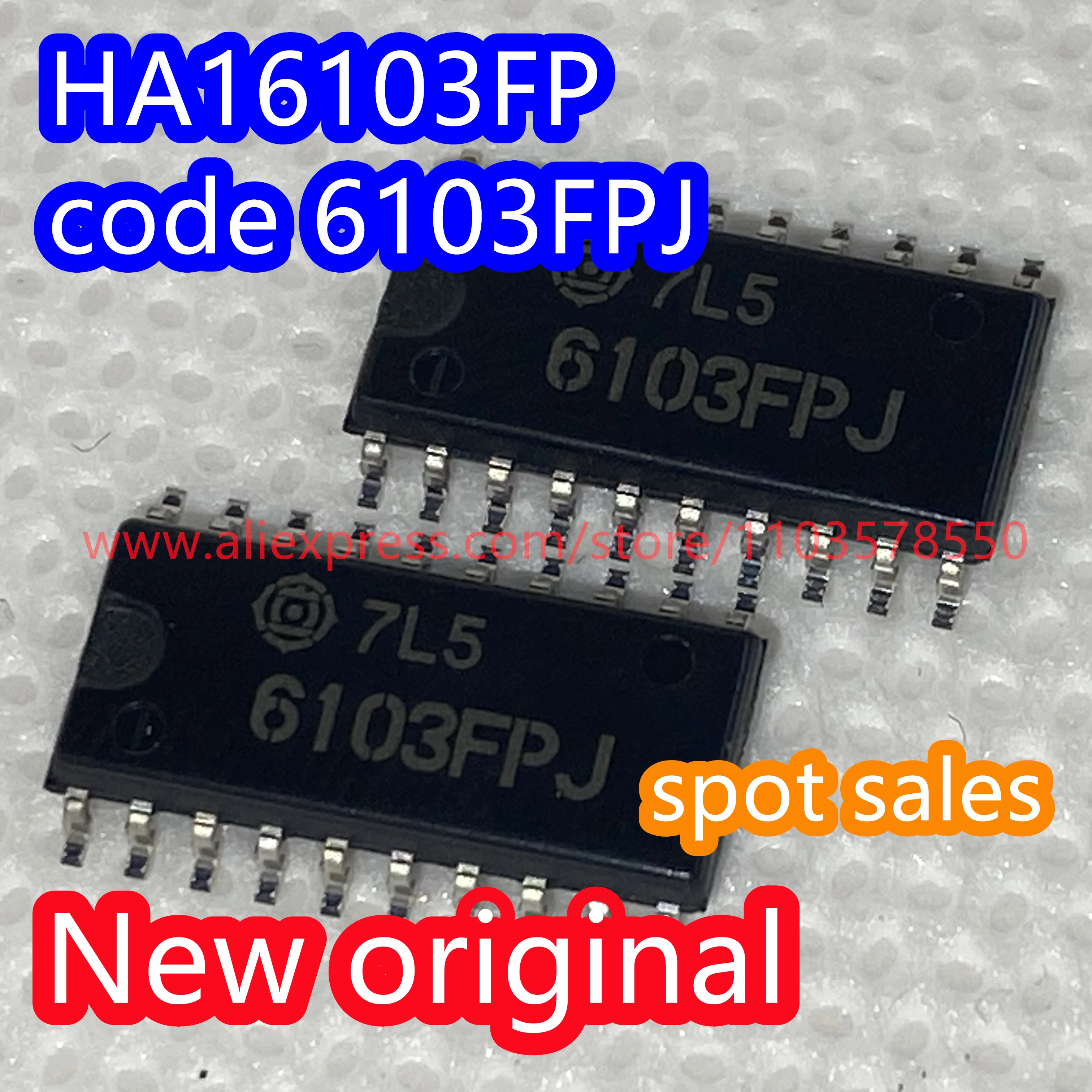 

5PCS 100% New original HA16103FP HA16103 frequency converter commonly used chip SOP20 code 6103FPJ