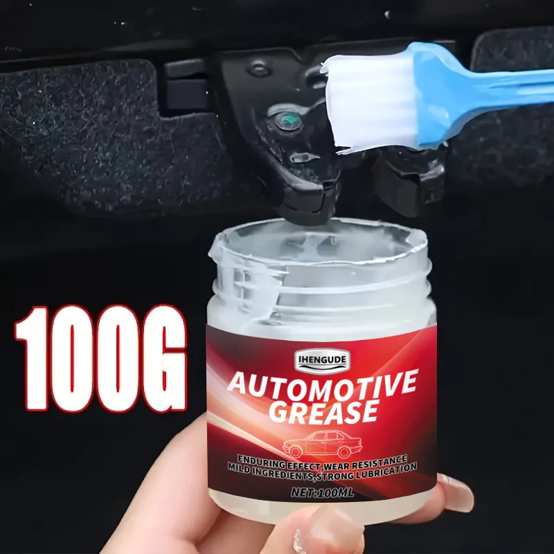 Heavy Duty Metal Polishing Grease - Multi-Purpose Anti-Friction Grease for Automotive Maintenance, Chains, Tools - Anti-Corrosion, Direct Application Non-Sticky Formula (Compatible with Automotive Parts)
