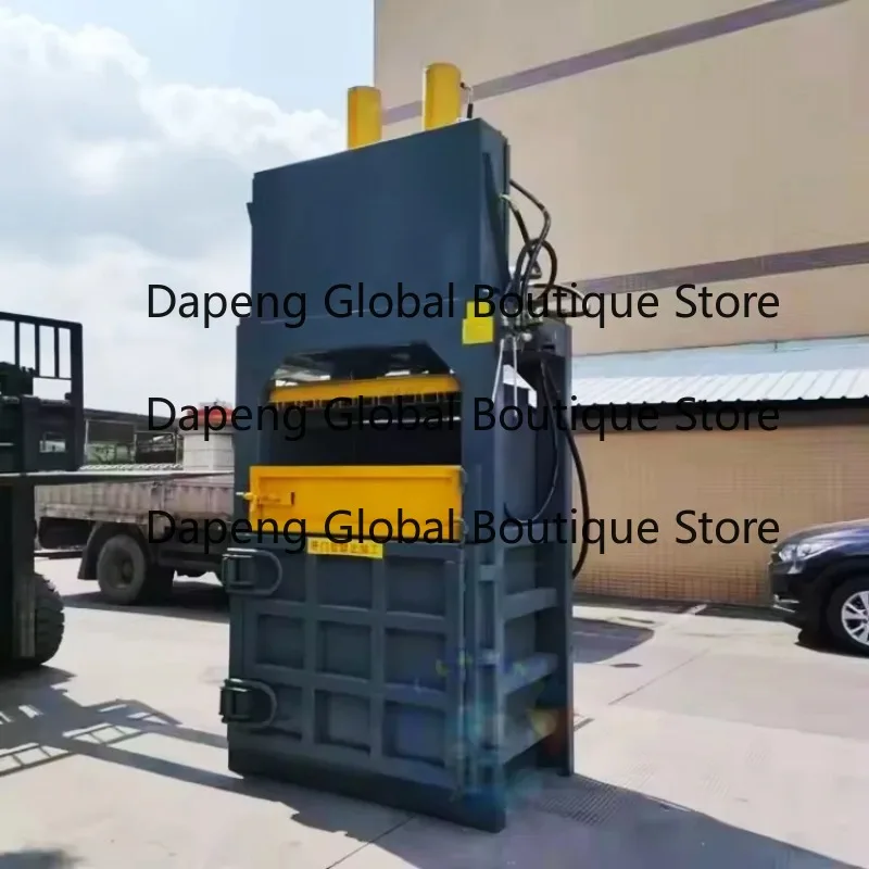 New Small Carton Compressing Baler Hydraulic Plastic Bottle Packing Press Baler Equipment