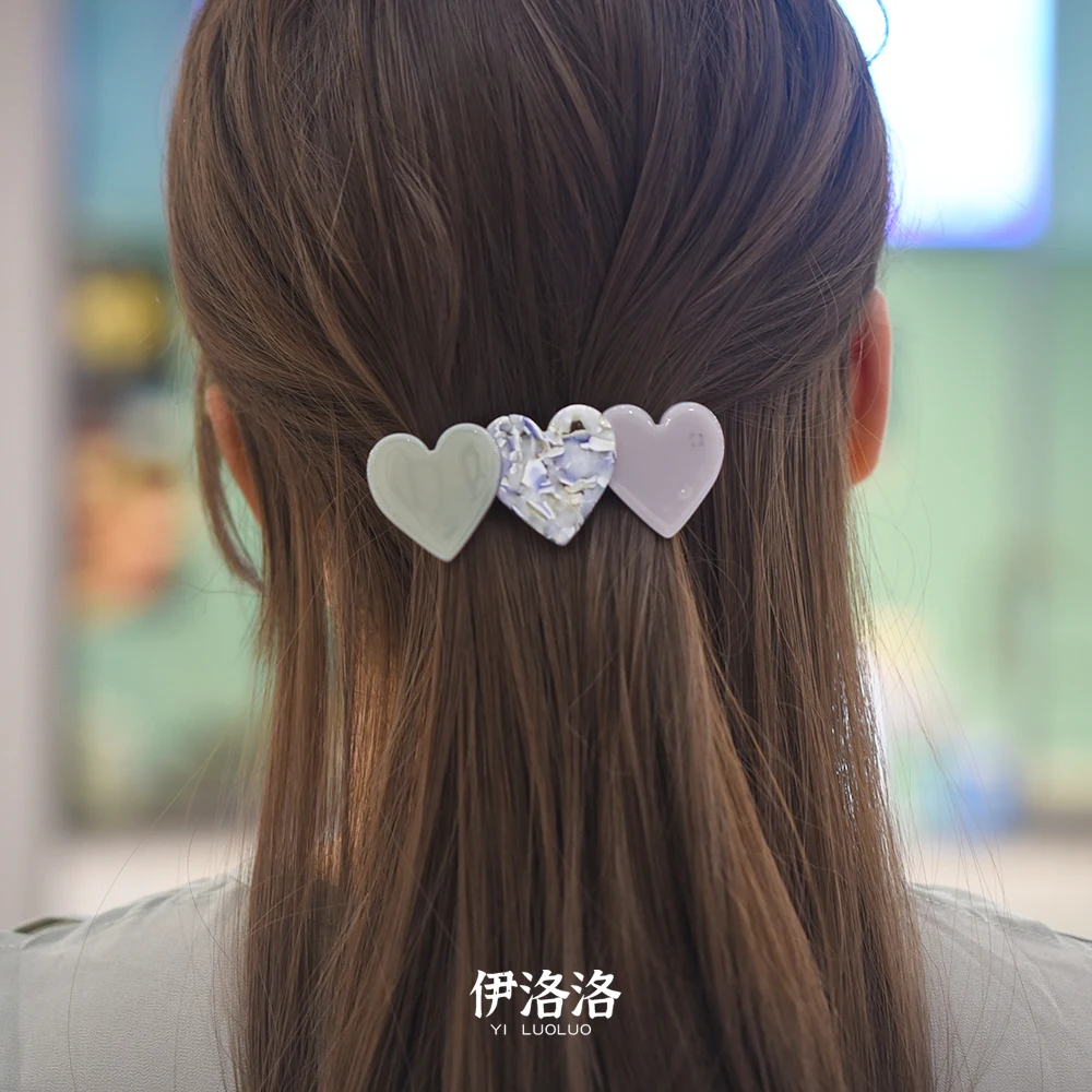 Women Headwear Cute Hair Clip Vintage Hair Barrettes Acetate Fashion Hair Accessories For Women