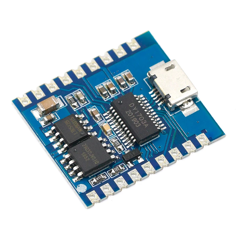 DY-SV17FโมดูลเสียงMini MP3ผู้เล่นIO Trigger USBดาวน์โหลดแฟลชโมดูลเสียง