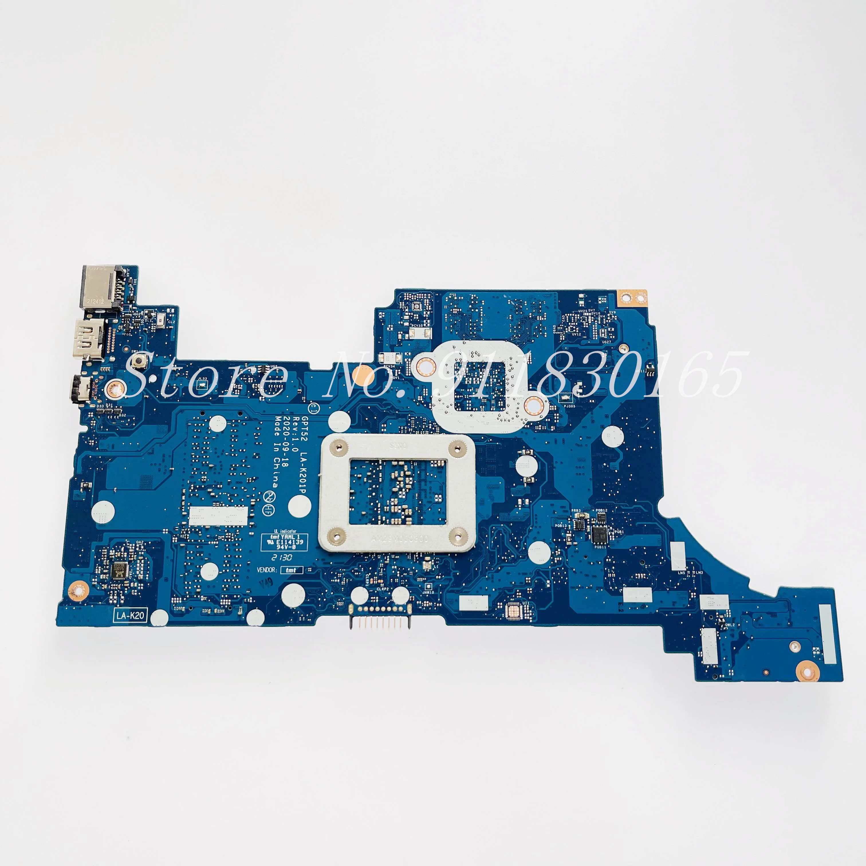 Imagem -02 - Placa-mãe Portátil para hp Gpt52 La-k201p M30792601 Mainboard para hp 15-dw 15t-dw 15s-du 15-du 250 g8 7505u i3 i5 I711th Cpu Uma