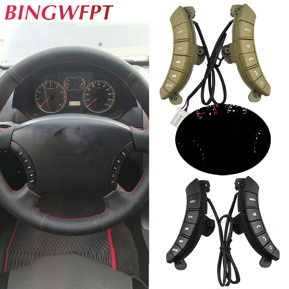 NEW Steering Wheel Audio Control Button Switch For Great Wall Hover H3/H5 2010-2013 With Backlight