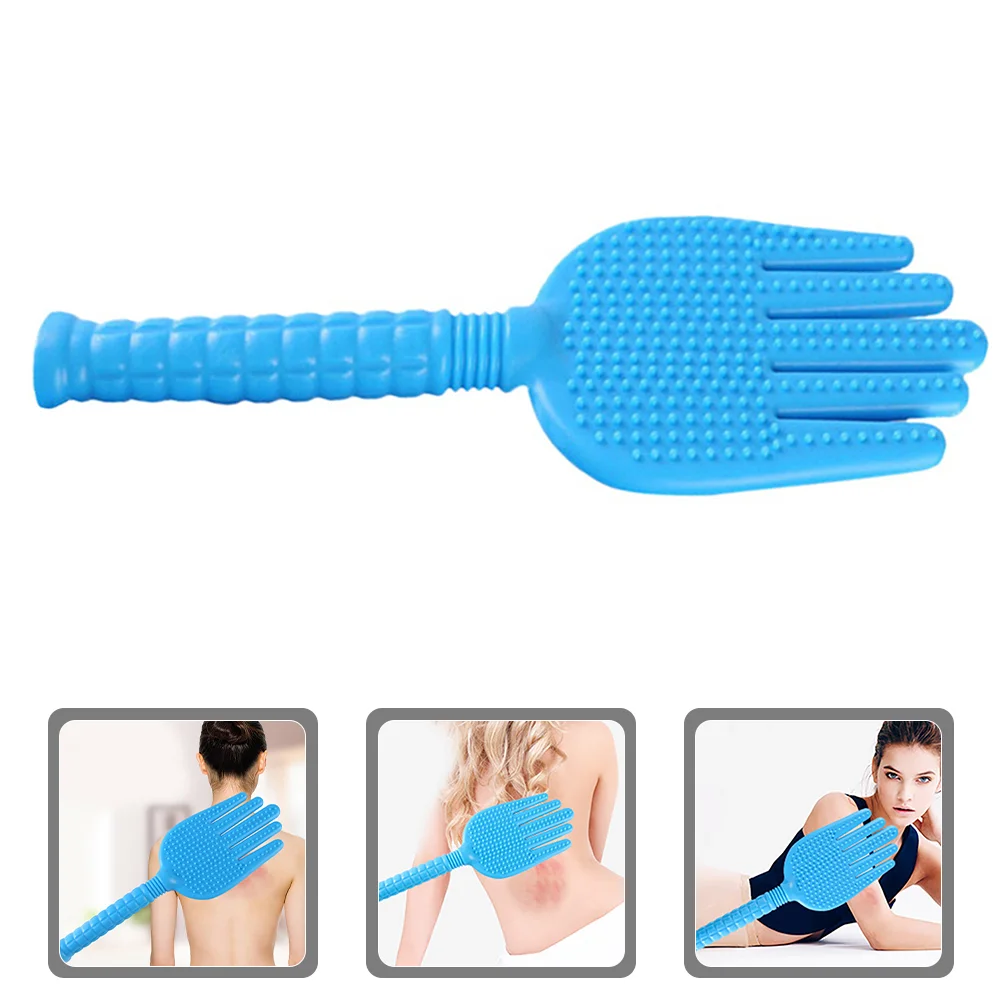 Massage Racket Tool Tools Bat Human Body Knock Massager Silica Gel Hand Shape Clap Beating Stick Neck Pat Fitness Woman