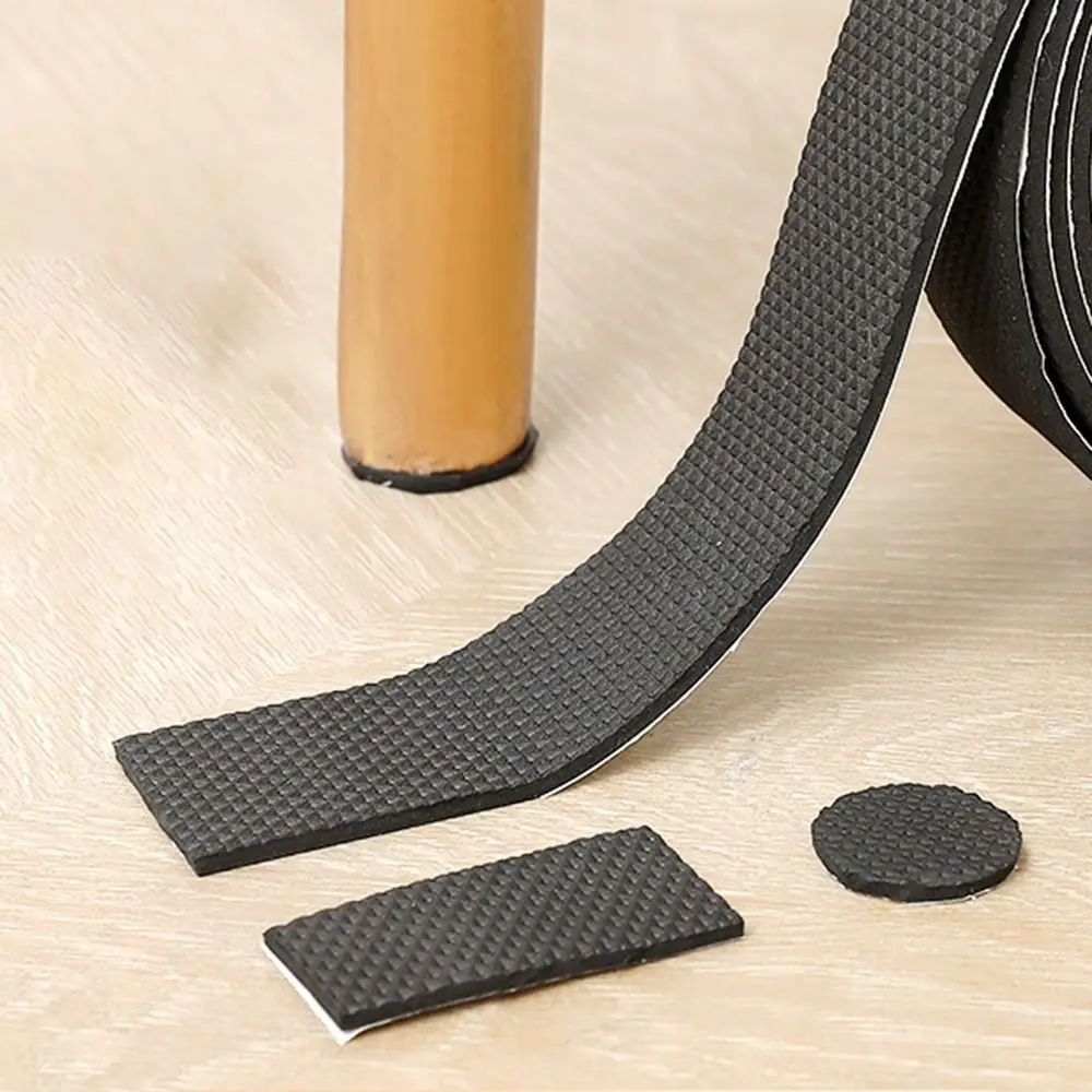 Self Adhesive Seal Strip Anti Slip Sofa Chair Bumper Damper Furniture Leg Pad Furniture Foot Cover Waterproof Floor Protector