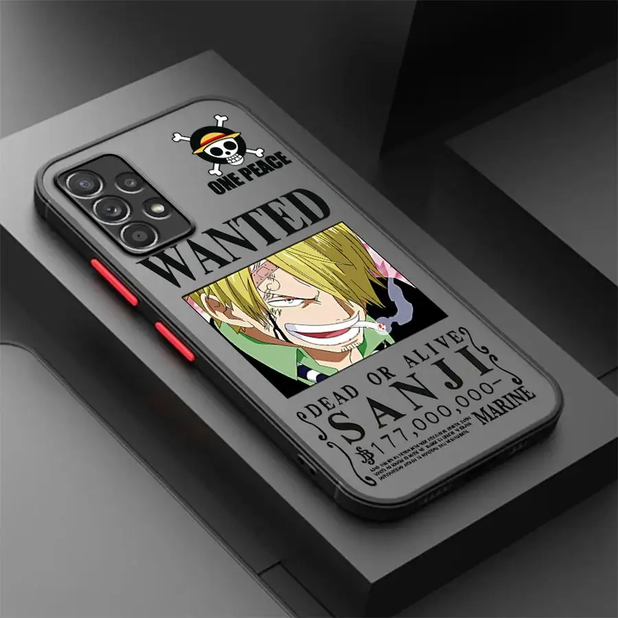 عودة غطاء الهاتف حقيبة لهاتف سامسونج غالاكسي A25 A26 A73 A54 A52 A56 A35 A33 A24 A36 A53 A34 A21s أنيمي O-One قطعة لوفي