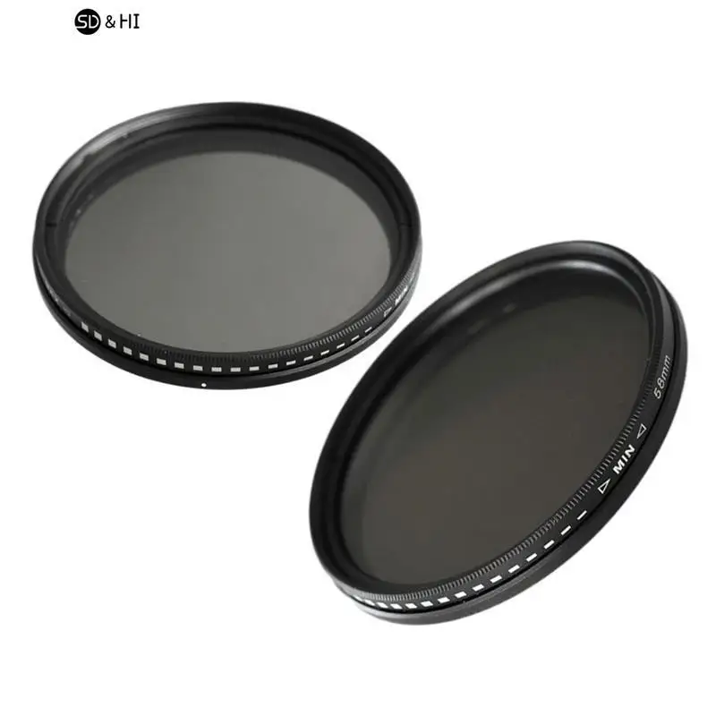 Fader Variable ND Filter Adjustable ND2 To ND400 Neutral Density 40.5 43 46 49 52 55 58 62 67 72 77 82 MM