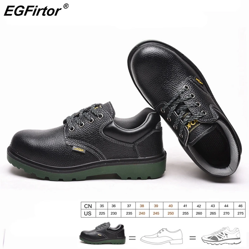 Work Safety Shoes Woman And Men Be Applicable Outdoor Steel Toe Anti Smashing Protective Anti-Slip Puncture Proof Safety Shoes