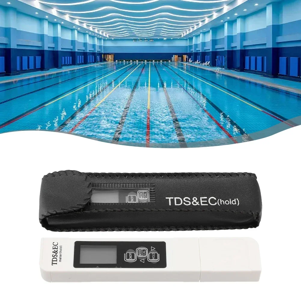 Salt Water Pool Fish Pond Test  Digital  LCD Salinity Temp  Tester Meter Pen Auto-off Function Home Triple Water Quality Testing